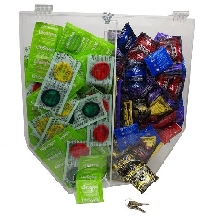 Total Access Group Dispenser, Condom Dual Chamberclr Plas - VD-2-D-1404