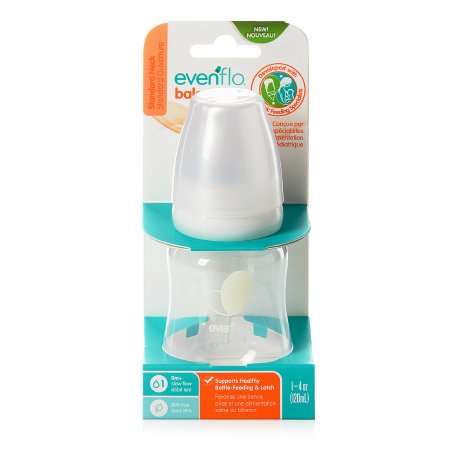 Evenflo Feeding Balance + Standard Neck - Baby Bottle 4 oz. Plastic - 1094111