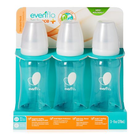 Evenflo Feeding Balance + Standard Neck - Baby Bottle 9 oz. Plastic - 1099311