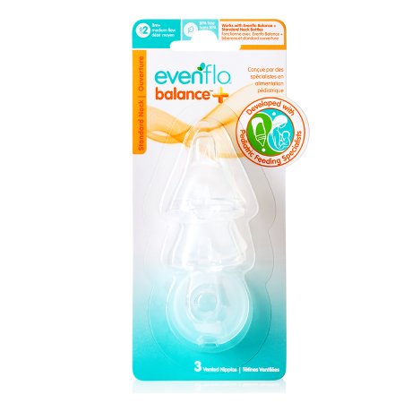 Evenflo Feeding Balance + Standard Neck - Nipple Medium Flow Tip Ages 3 Months and Up - 2121211