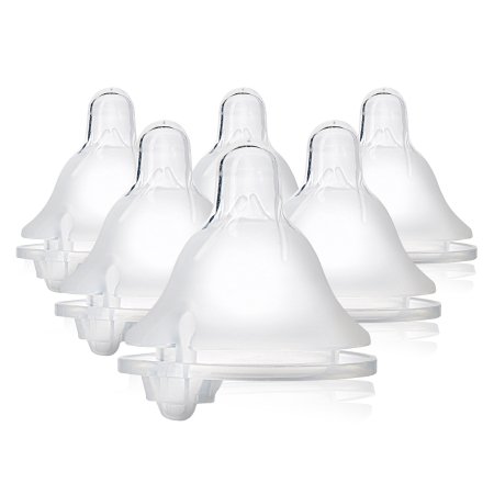 Evenflo Nipple  Feeding Balance + Wide Neck Medium Flow Tip Age 3 Months And Up - 2146211