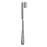 Miltex-Integra File Bone 9-3/4" Bayonet Shank Half Round Blade Stainless Steel Ea - 27-703