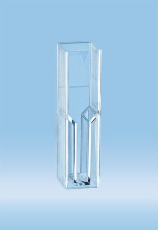 Sarstedt Cuvette 3 Ml, Transparent, 2 Sides Optical, 10 X 45 Mm For Use Beginning At 330 Nm - 67.746