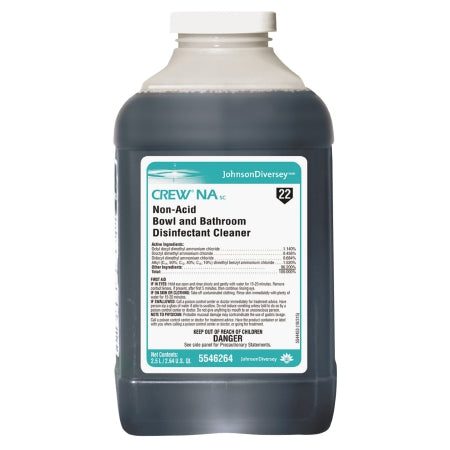 Diversey Crew NA - Toilet Bowl Cleaner Nonacidic Manual Pour Liquid Concentrate 2.5 Liter Bottle Unscented NonSterile - DVS5546264