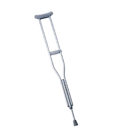 Medline - Underarm Crutches Aluminum Frame Youth / Adult / Tall Adult 300 lbs. Weight Capacity - MDS80536HW