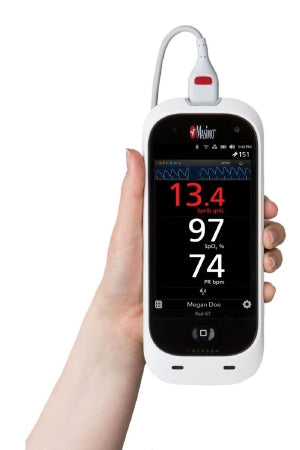 Masimo Corporation Pulse Co-Oximeter Rad-67 Battery Operated Visible Alarm - 9826