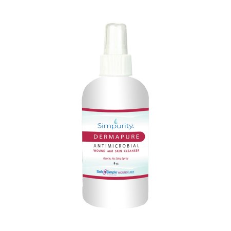 Simpurity Dermapure - Wound Cleanser 8 oz. Pump Bottle NonSterile Antimicrobial - SNS51118