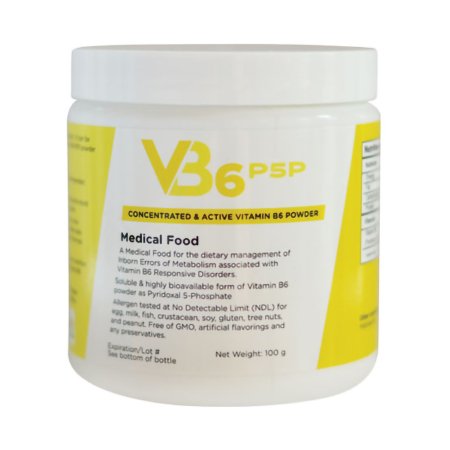 VB6 P5P - Metabolic Oral Supplement / Tube Feeding Formula Unflavored 100 Gram Jar Powder - 4006