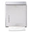 San Jamar - Paper Towel Dispenser Chrome Steel Manual 500 Multifold / 300 C-Fold Wall Mount - Lagasse - SJMT1900XC
