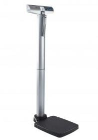Health O Meter Column Scale With Height Rod  Digital Display 500 Kg Capacity Black Battery Operated - 500KG-BT
