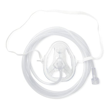 OxyMask - Oxygen Mask Full Face Style Pediatric Adjustable Head Strap - OK11258ML