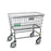 R & B Wire Products - Antimicrobial Laundry Cart 4.5 Bushel Capacity Steel Tubing 5 Inch Clean Wheel System Casters - 200F/ANTI