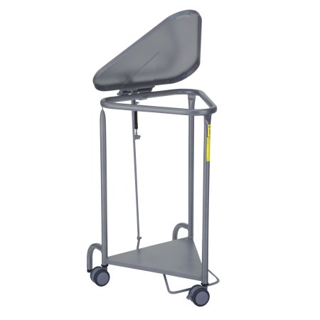 R & B Wire Products - Hamper Stand Antimicrobial Triangular Opening Foot Pedal Self-Closing Lid - 669/ANTI
