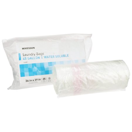 McKesson - Laundry Bag Water Soluble 40 to 45 gal. Capacity 36 X 39 Inch - 03-648A
