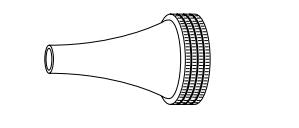 Olympus America Ear Speculum Tip Round Tip Stainless Steel 6.5 Mm Reusable - WT118004