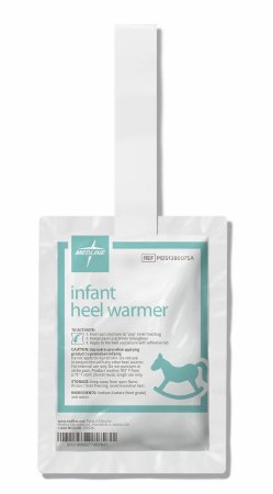 Medline - Instant Infant Heel Warmer MedLine Heel One Size Fits Most Plastic Cover / Gel Disposable - MDS138007
