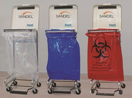 Sandel Medical Industries Stat Bag, Blue Bag W/Drawtape (150/Cs) - BBD-29FSL