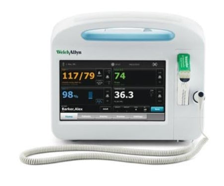 Welch-Allyn Vital Signs Monitor Connex Patient Vital Signs Monitoring Type ECG, NIBP, PULSE, SpO2 , SureTemp Battery - 67MCTP-B-ECG3A