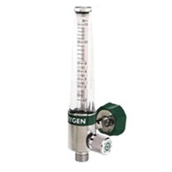 Highland Medical Equimnt Flowmeter Oxygen Slim Line Brass/Chrome Each - FME107