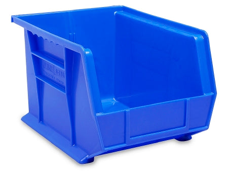 ULINE - Stackable Storage Bin Uline Blue Plastic 7 X 8 X 11 Inch - S-12416