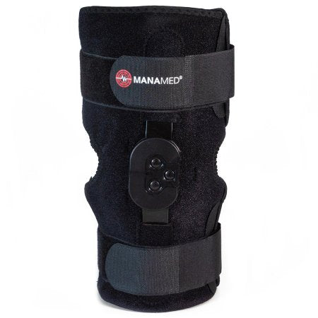 ManaEZ Wrap 33 - Knee Brace One Size Fits Most D-Ring / Hook and Loop Strap Closure Left or Right Knee - EZW33