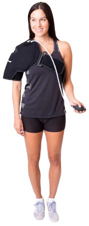 EZ Shoulder Ice - Cold Pack with Wrap Shoulder One Size Fits Most Fabric / Vinyl / Gel Reusable - EZSHLD