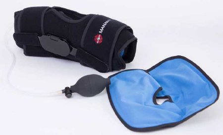 ManaEZ Rom Ice - Knee Brace with Ice Pack and Compression System One Size Fits Most Hook and Loop Strap Closure Left or Right Knee - EZR001