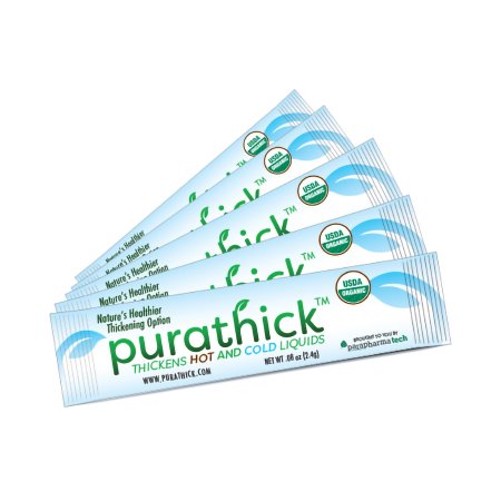 purathick - Beverage Thickener 2.4 Gram Individual Packet Unflavored Powder Consistency Varies By Preparation - WHO-PUR-003