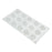 Pedifix Pad Visco-Gel Dots Round Sheet Bd Mnrl Ol/Vite/Gl 25 Adhs Clear 15/Package - 1360