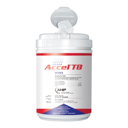 Accel TB - Surface Disinfectant Cleaner Premoistened Manual Pull Wipe 160 Count Canister Scented NonSterile - Unimed - Midwest - UWIP242221