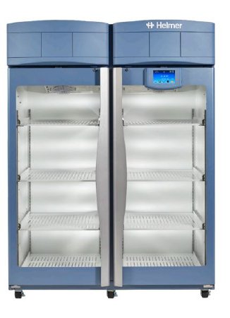 Helmer Scientific - High Performance Refrigerator Laboratory Use 44.9 cu.ft. 2 Glass Doors Automatic Defrost - 5112245-1