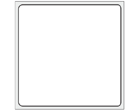 Shamrock Scientific Blank Label Printer Label Without Legend 1-1/4 X 2-1/4 Inch - THERM-558R-1C