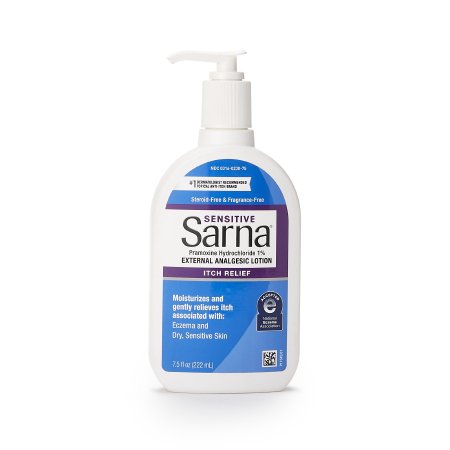 Sarna Sensitive - Itch Relief 1% Strength Lotion 7.5 oz. Bottle - Emerson Healthcare - 30316023075