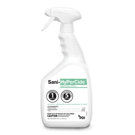 Sani-HyPerCide - Surface Disinfectant Cleaner Germicidal Pump Spray Liquid 32 oz. Bottle Scented NonSterile - Professional Disposables - X13109