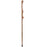 Mabis Healthcare Hiking Staff Brazos Wood 55 Inch Height Twisted Brown Oak Print - 602-3000-1108