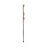 Brazos - Hiking Staff Wood 55 Inch Height Twisted Brown Oak Print - 602-3000-1108