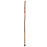 Mabis Healthcare Hiking Staff Brazos Wood 48 Inch Height Free Form Brown Hickory Print - 602-3000-1125