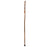 Mabis Healthcare Hiking Staff Brazos Wood 55 Inch Height Free Form Brown Hickory Print - 602-3000-1126