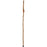 Mabis Healthcare Hiking Staff Brazos Wood 55 Inch Height Free Form Brown Ironwood Print - 602-3000-1158