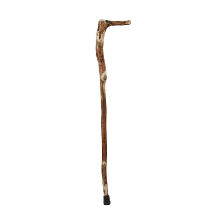 Mabis Healthcare Hiking Staff Brazos Wood 37 Inch Height Natural Hardwood Print - 502-3000-0138