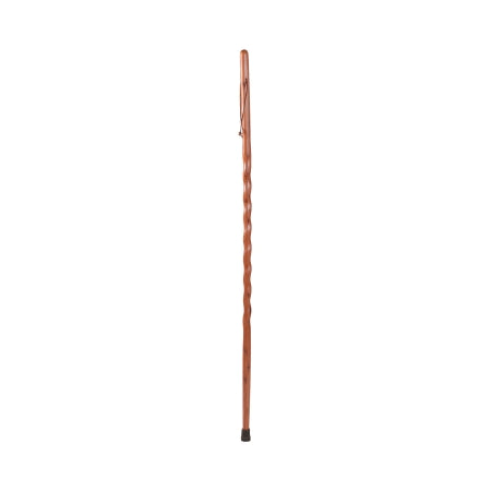 Brazos - Hiking Staff Wood 55 Inch Height Twisted Red Cedar Print - 602-3000-1252