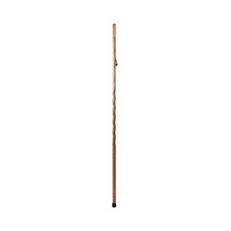 Brazos - Hiking Staff Wood 55 Inch Height Twisted Brown Oak Print - 602-3000-1353