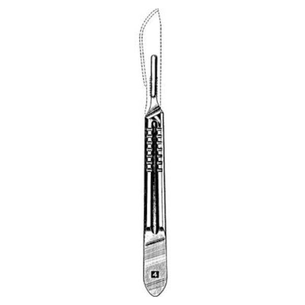 Sklar Instruments Handle Scalpel Blade Merit #4 Stainless Steel Ea - 97-038