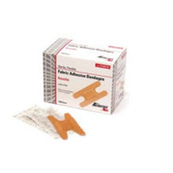 National Distribution & Contra Bandage Elastic/Fabric Pro-Advantage Knuckle 1.5X3" Flexible Tan Lf 100/Bx, 12 Bx/Ca - NDC P150110