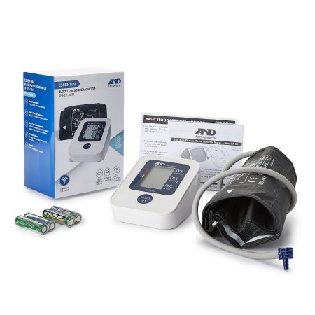 A&D Medical - Digital Blood Pressure Monitor 1-Tube Automatic Adult Large Cuff - UA-651