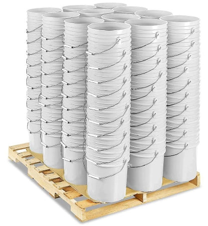 Uline - Utility Pail 5 gal. White - S-7914WS