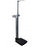 Health O Meter Floor Scale  Digital Display 220 Kg Capacity Black Battery Operated - 499KGHR
