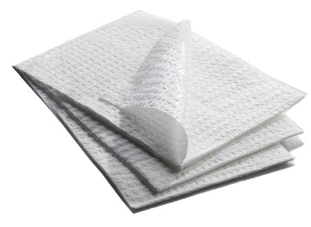 Mckesson Brand Dental Bib Mckesson 13-1/2 X 18 Inch White Nonsterile - 143-43445