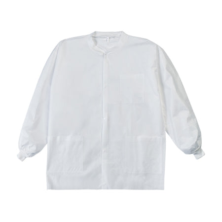 LabMates - Lab Jacket White X-Small Hip Length Disposable - 85181
