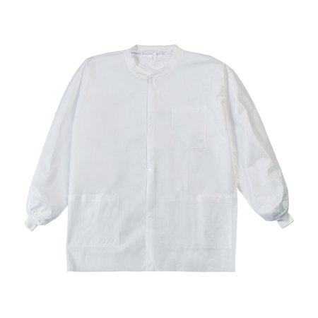 LabMates - Lab Jacket White X-Large Hip Length Disposable - 85186